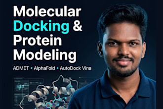 do molecular docking, admet and protein modeling