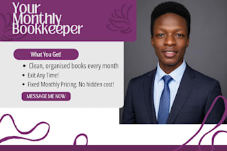 be your monthly bookkeeper