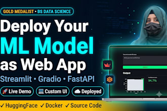 deploy machine learning model llm using streamlit gradio and fastapi