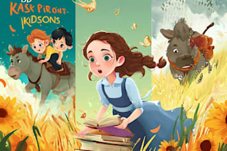 create magical childrens book covers with creative