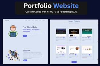 build a stunning portfolio website with coding