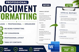 professionally format your word document or report