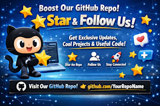 do your github promotion github repository for more stars followers