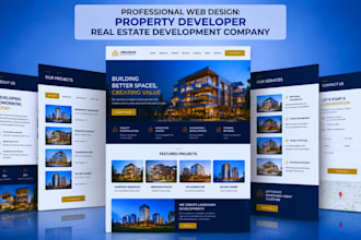 wordpress property developer website real estate development company website