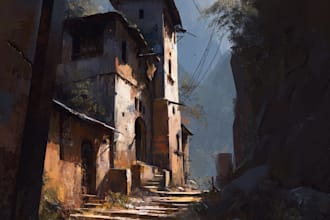design environment concept art and fantasy backgrounds