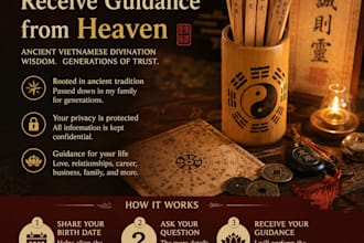 provide guidance by performing divination