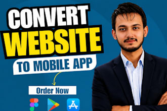convert website to app with webview android app and ios app