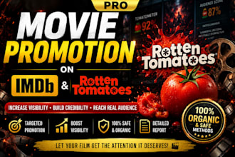 help list and optimize your movie on rotten tomatoes and imdb