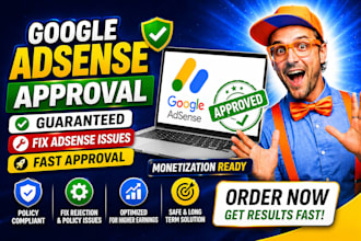 get google adsense approval guaranteed and fix adsense problems