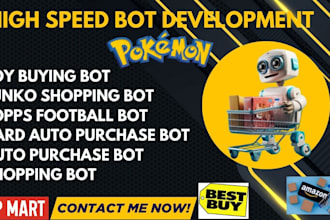 build a popmart bot, a toy buying bot, funko bot, auto purchase bot, target bot