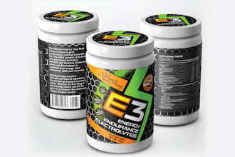 design product package, label or box, logo, vector tracing