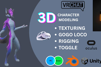 create vrchat avatar furry vrc avatar and vtuber