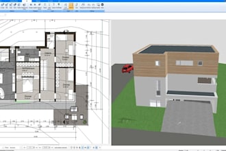 draw floor plans, elevations, sections, and roof plans