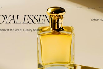 design professional luxury web banner and shopify slider