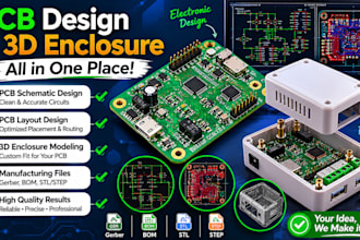 design pcb schematics and professional 3d enclosure models