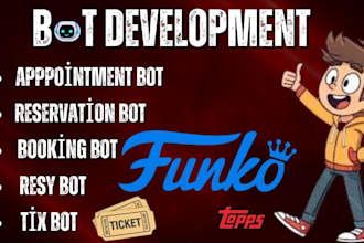 python appointment bot, booking bot, restaurant bot, website automation