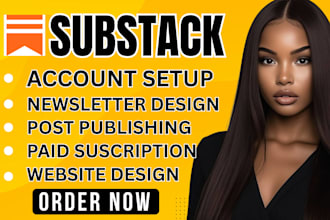 substack setup substack newsletter design podcast setup substack account