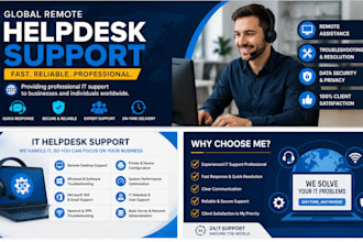 provide global helpdesk remote actions support