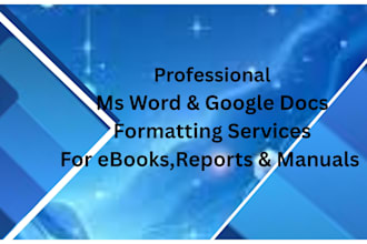 format ms word and google docs documents