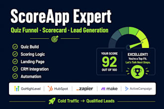 scoreapp quiz funnel scorecard lead generation landing page