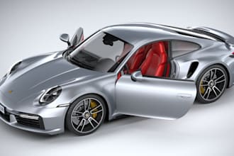 do 3d car design 3d truck model fivem car vehicle modeling car body kit