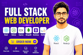 custom website full stack developer php laravel react node