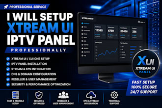 setup xtream ui iptv panel professionally