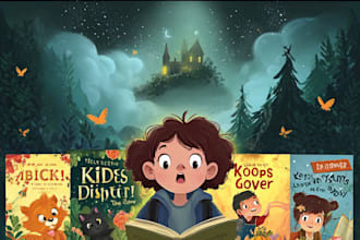 draw professional children book illustrations
