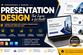 do powerpoint redesign canva presentation google slides deck pitch deck design