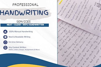 gracefully handwrite your documents, notes and letters