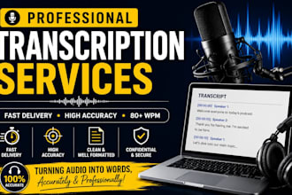 do accurate audio and video transcription manually