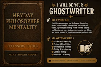 be your best ghost writer,kindle ebook writer