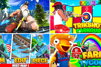 create you a fortnite thumbnail for your fortnite map in uefn