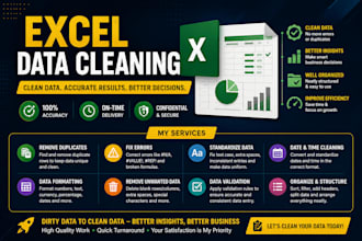 do ms excel data cleaning, formatting, merge and split csv files