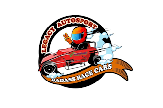 design face crazy looking race car logo