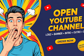 design and setup a professional youtube channel with SEO