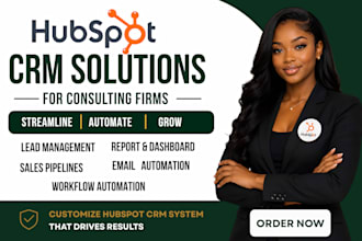 build hubspot CRM for consulting firm agencies