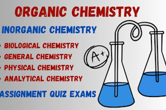 assist you in chemistry, organic, general, inorganic, physical and analytical