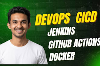 setup cicd pipelines using github actions or jenkins