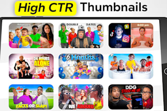 design high CTR youtube thumbnails that boost clicks
