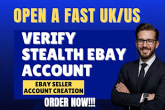 create ebay seller account USA ebay store setup ebay account creation high limit