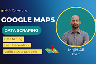 scrape data from google maps