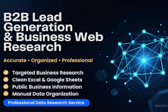 do linkedin b2b lead generation and targeted lead research