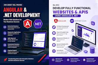 create full stack applications with angular and dotnet