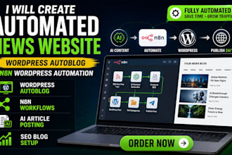 create an automated news website and wordpress autoblog n8n wordpress automation