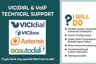 setup power and broadcast dialer with vicidial