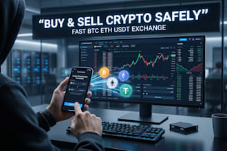 exchange fiat to crypto, usdt, btc, eth fast and securely