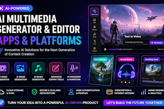 develop ai video generator app, video editing, ai image generator, grok clone