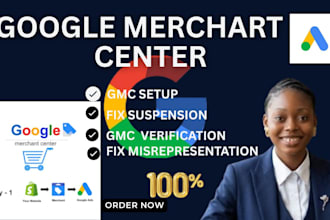 fix google merchant center misrepresentation, fix suspension, fix gmc shopping