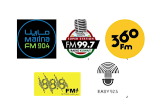 broadcast all type of music genre on top kuwait radios